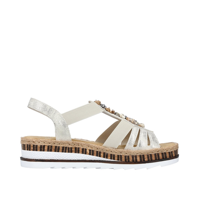 Rieker nu pieds sandales v7949 90 beige4030801_2