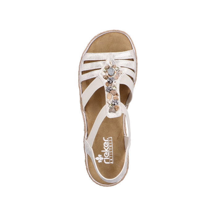 Rieker nu pieds sandales v7949 beige4030801_3