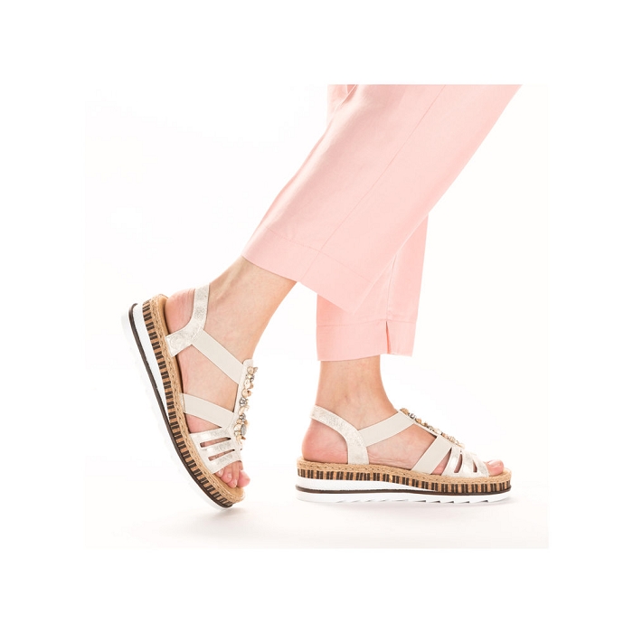 Rieker nu pieds sandales v7949 90 beige4030801_6