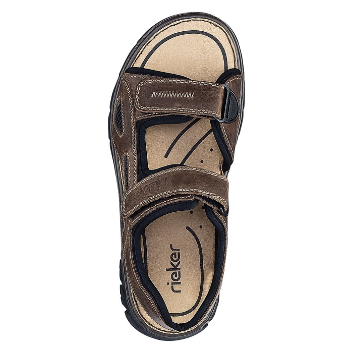 Rieker nu pieds et sandales 26761 marron4032101_3