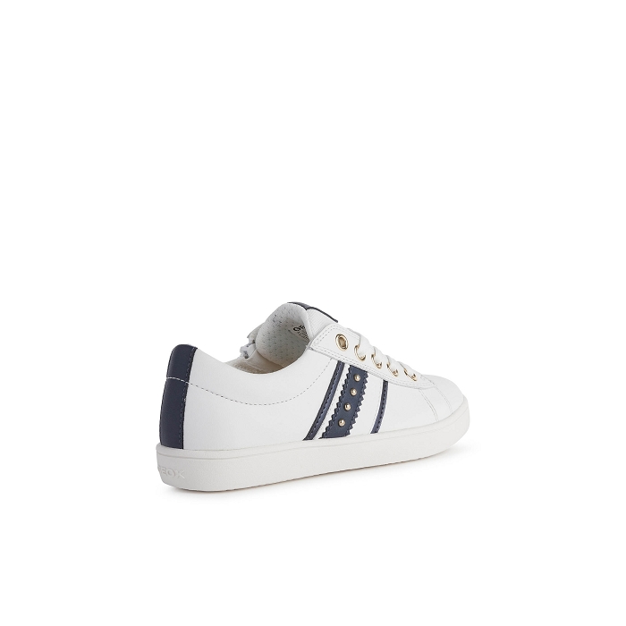 Geox baskets et sneakers j16euf blanc marine4046601_4