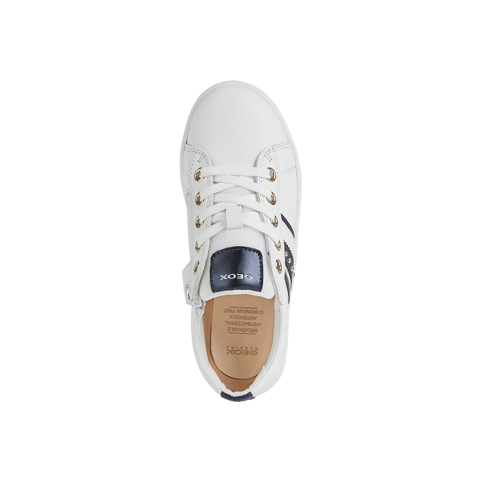 Geox baskets et sneakers j16euf blanc marine4046601_5