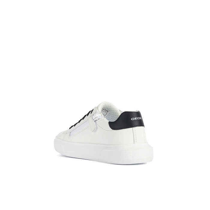 Geox baskets et sneakers j25gca blanc noir4046901_3