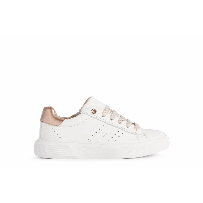 Geox baskets et sneakers j25gca blanc rose4047001_2