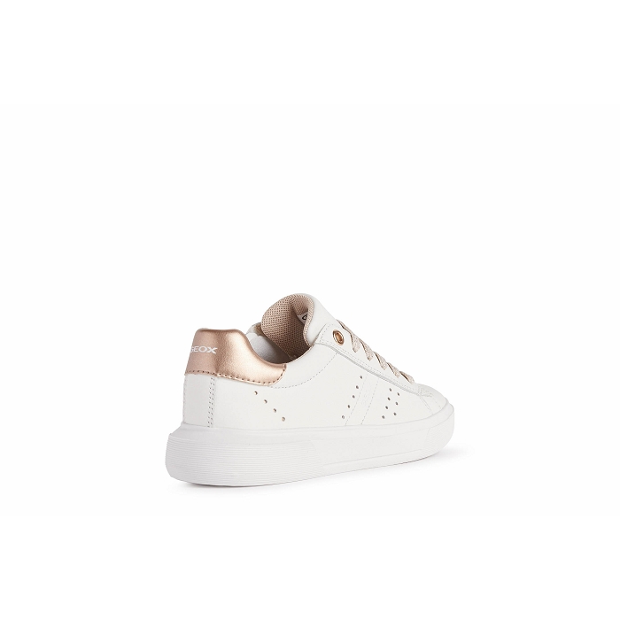 Geox baskets et sneakers j25gca blanc rose4047001_4