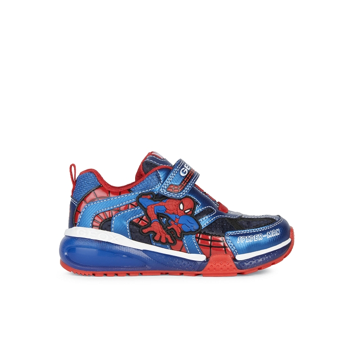 Geox baskets et sneakers j26feb bleu rouge4047301_2