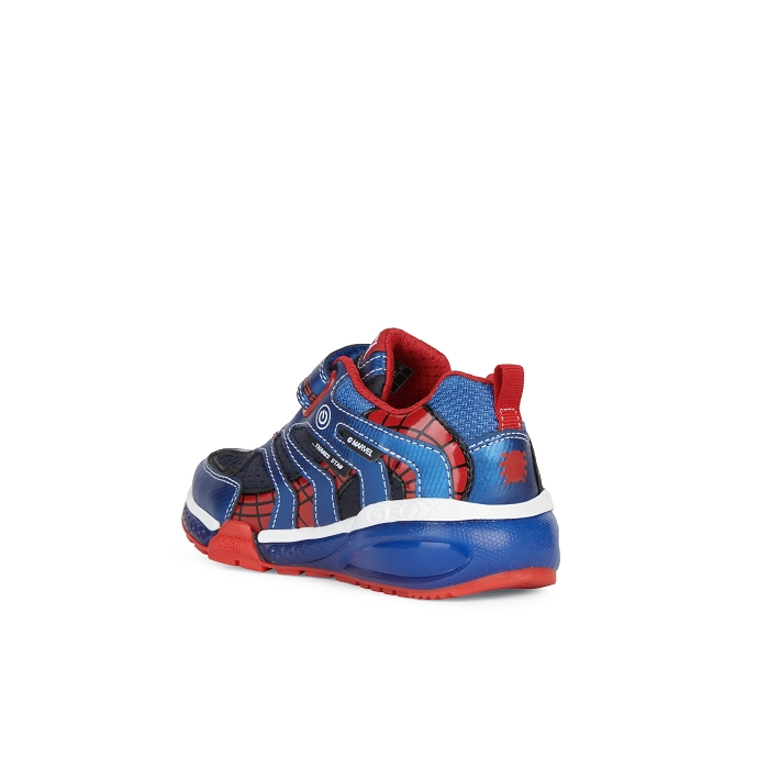 Geox baskets et sneakers j26feb bleu rouge4047301_3
