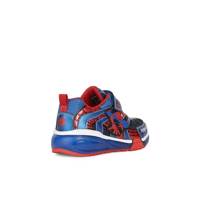 Geox baskets et sneakers j26feb bleu rouge4047301_4