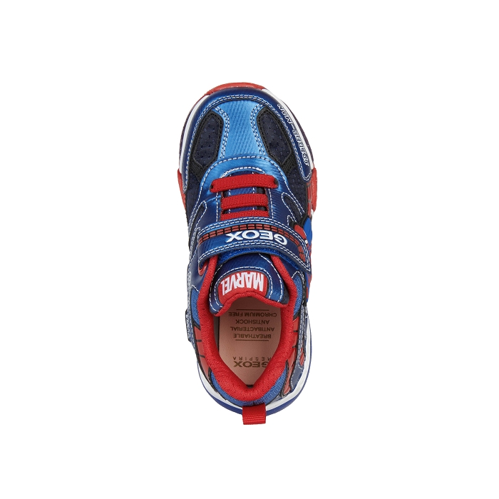 Geox baskets et sneakers j26feb bleu rouge4047301_5