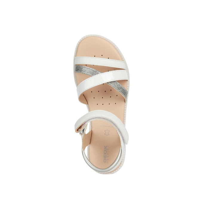 Geox nu pieds sandales j5235d blanc4048101_5