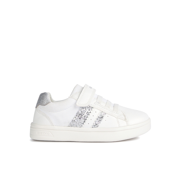 Geox baskets et sneakers j354me blanc argent4048201_2