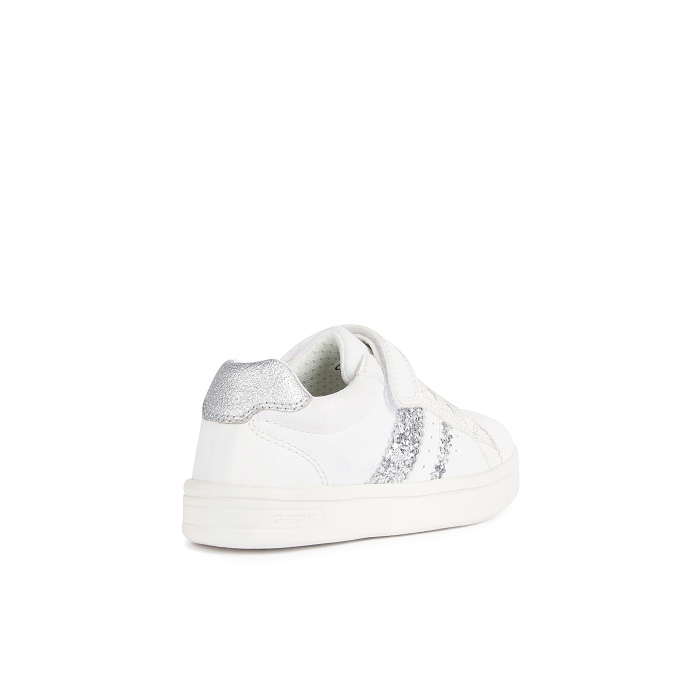 Geox baskets et sneakers j354me blanc argent4048201_4