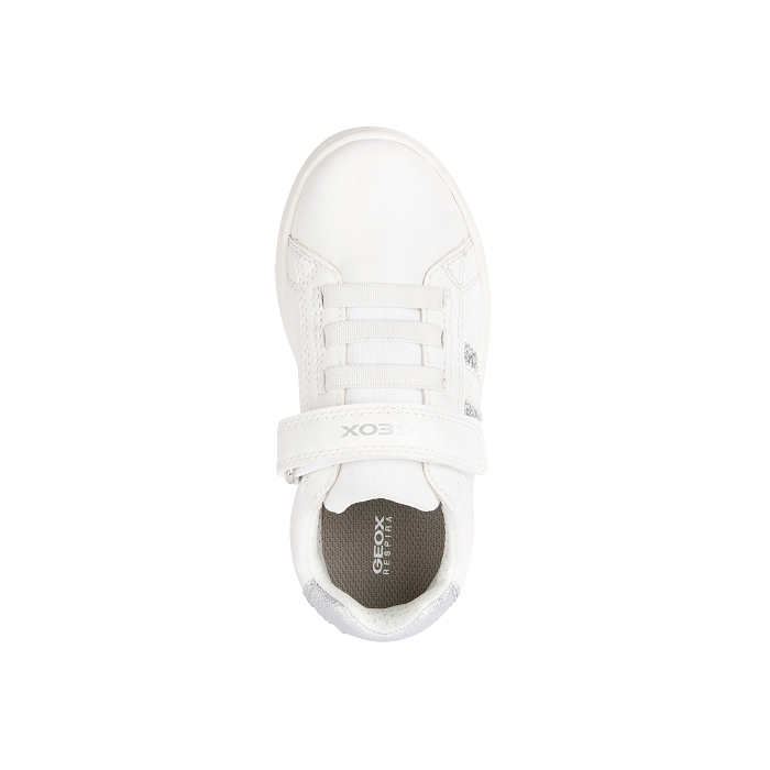 Geox baskets et sneakers j354me blanc argent4048201_5