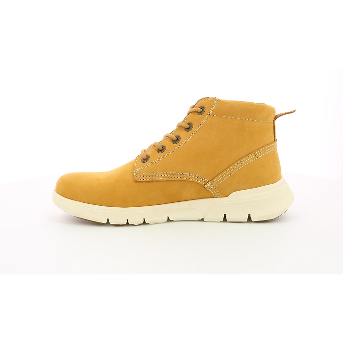 Kickers chaussures a lacets kick hi jaune4049401_4