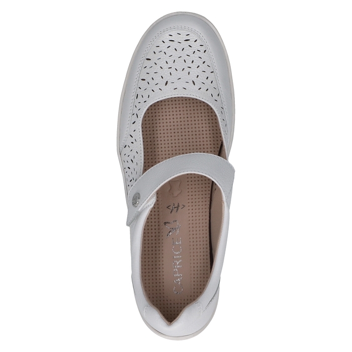 Caprice ballerines 22156 42 blanc5035901_5