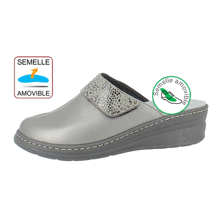 3 roses chaussons 948 argent5062601_1