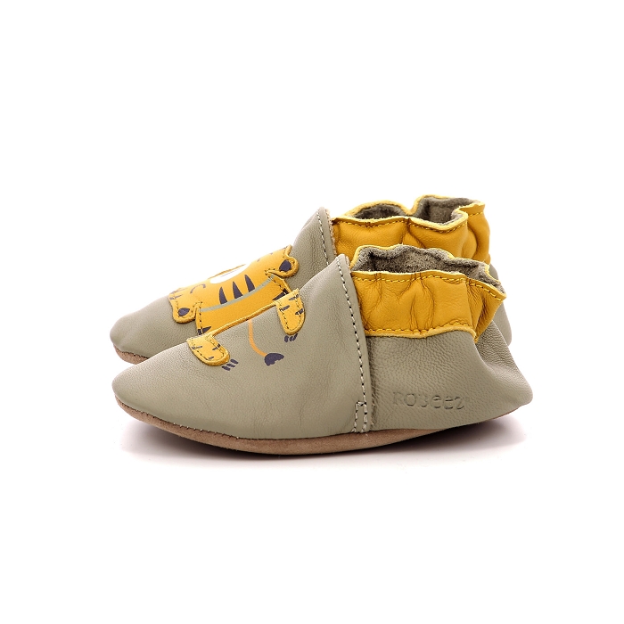 Robeez chaussons tiger nap kaki5150201_4