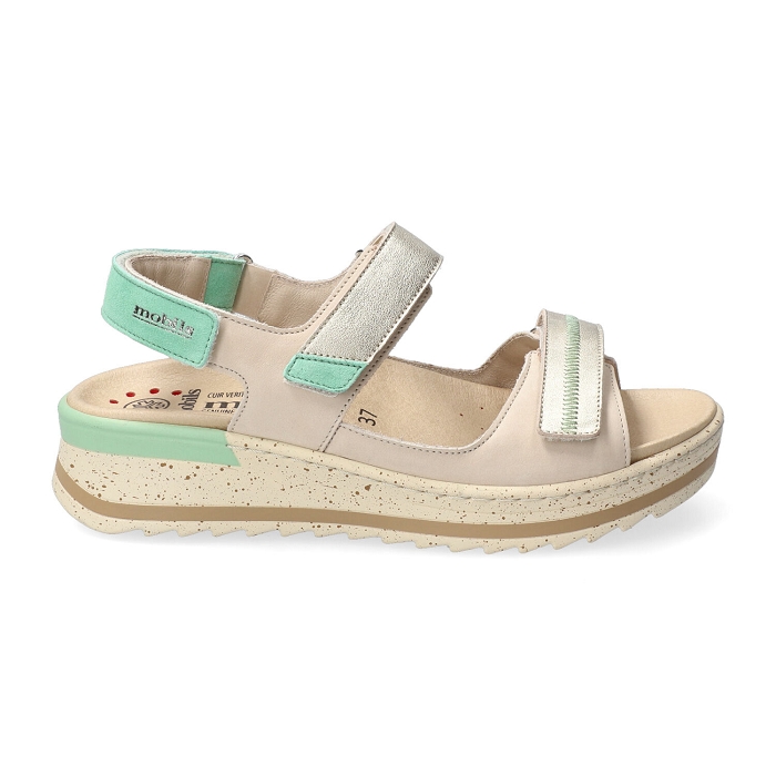 Mobils ergonomic mephisto nu pieds sandales elora beige or5158501_2