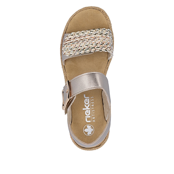 Rieker nu pieds sandales v0951 90 beige5199101_3