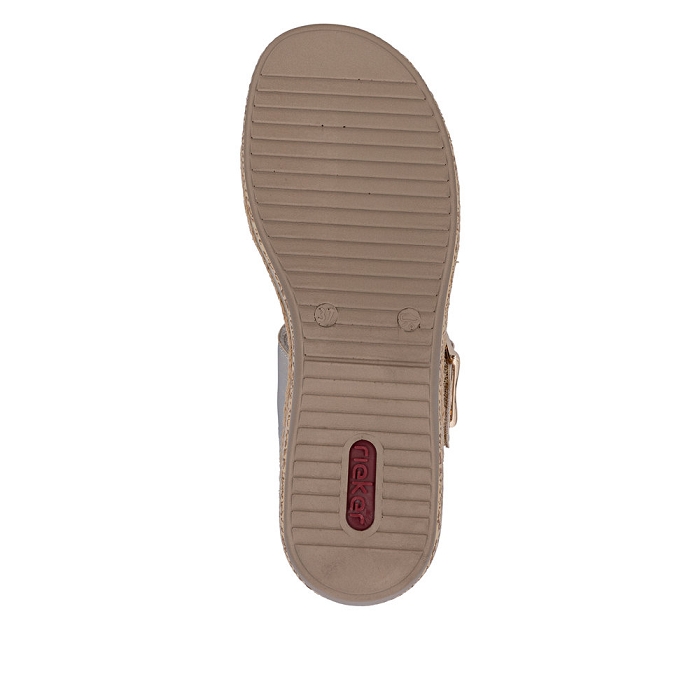 Rieker nu pieds sandales v0951 90 beige5199101_4