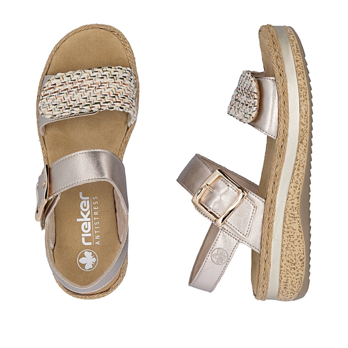 Rieker nu pieds sandales v0951 90 beige5199101_5