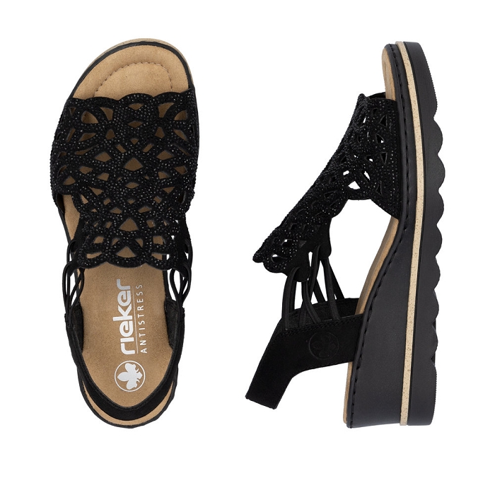 Rieker nu pieds sandales 67465 00 noir5199201_5