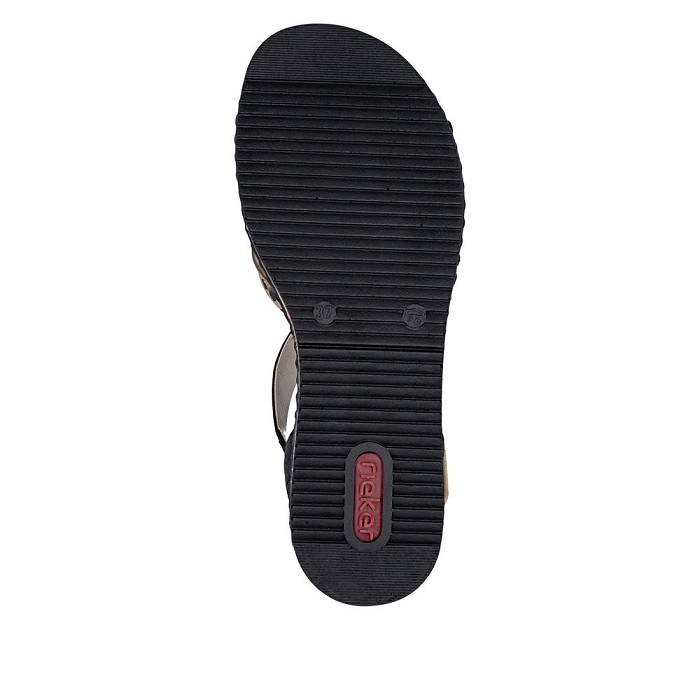 Rieker nu pieds sandales v3663 92 noir5199601_3