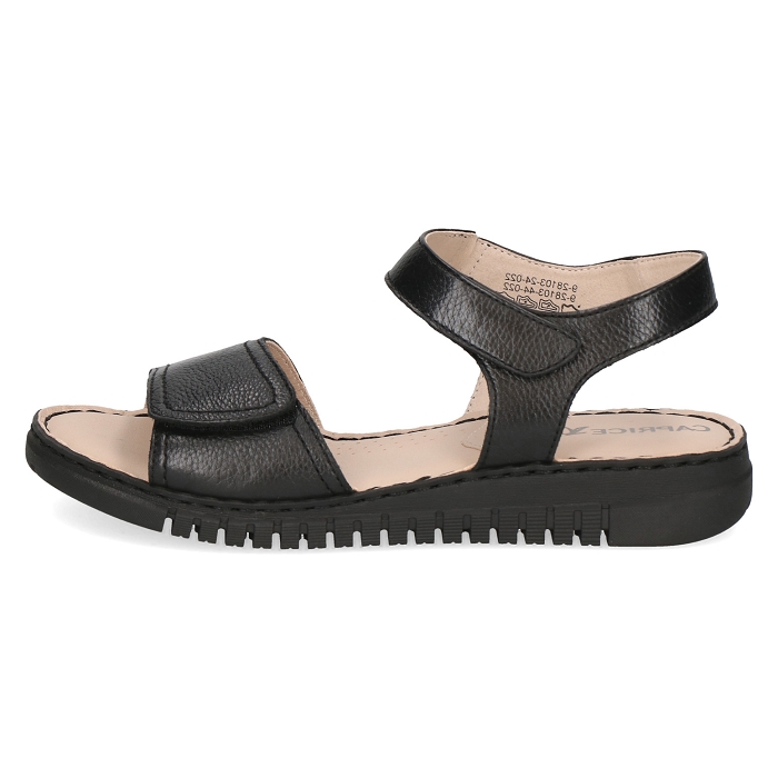 Caprice nu pieds sandales 28103 022 noir5203701_2
