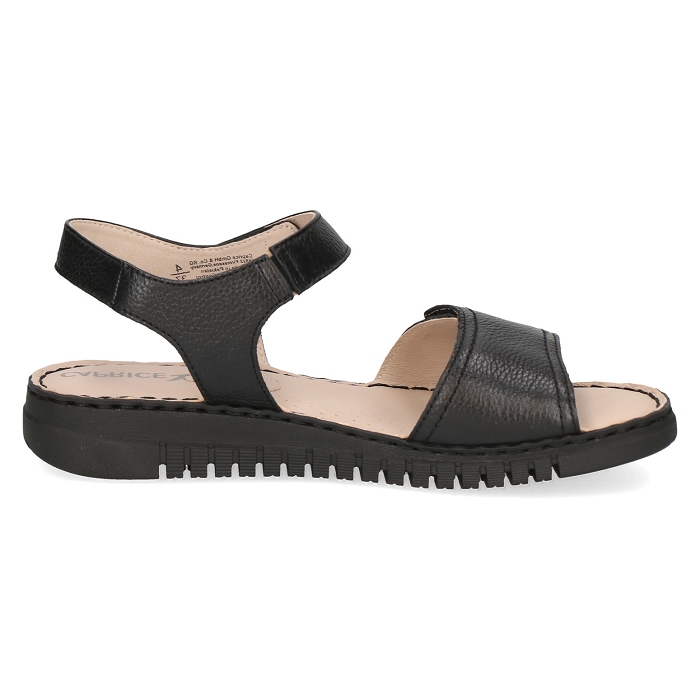 Caprice nu pieds sandales 28103 022 noir5203701_3