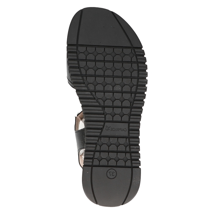 Caprice nu pieds sandales 28103 022 noir5203701_4