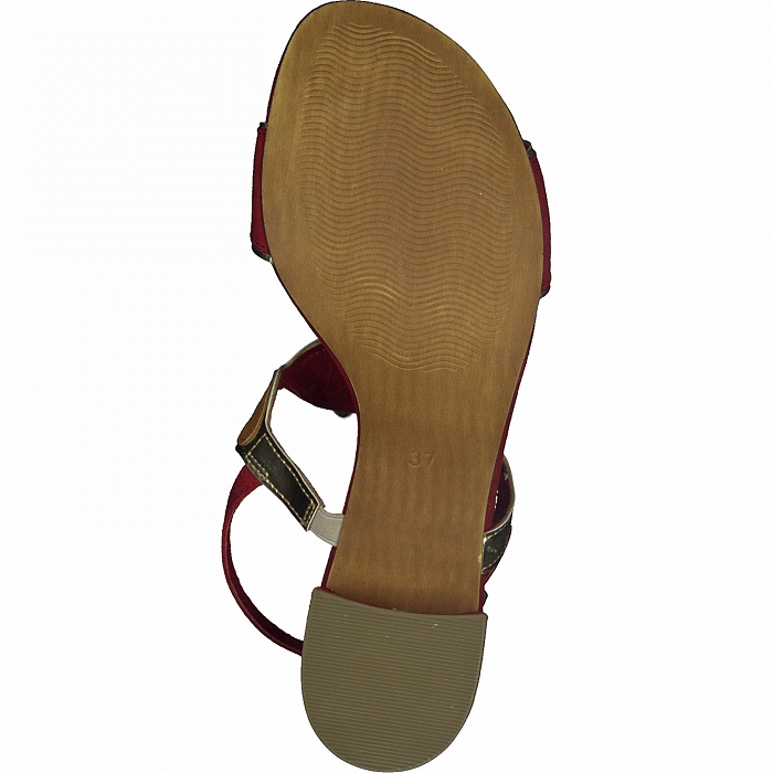 Marco tozzi nu pieds sandales 2823026 rouge9026901_5
