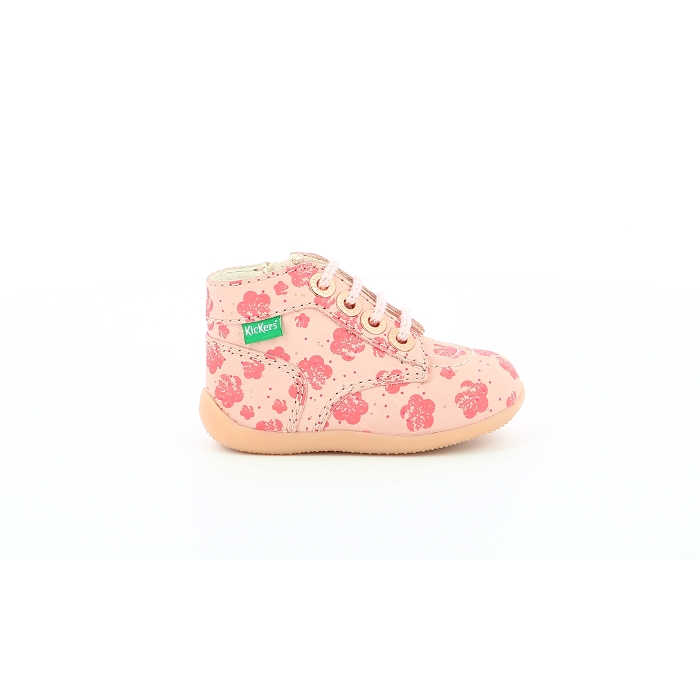 Kickers premiers pas bonzip 2 rose9041901_2