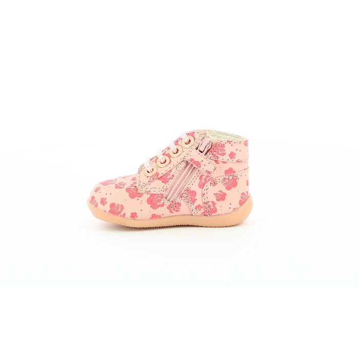 Kickers premiers pas bonzip 2 rose9041901_4