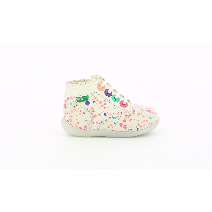 Kickers premiers pas bonzip 2 blanc9041903_2