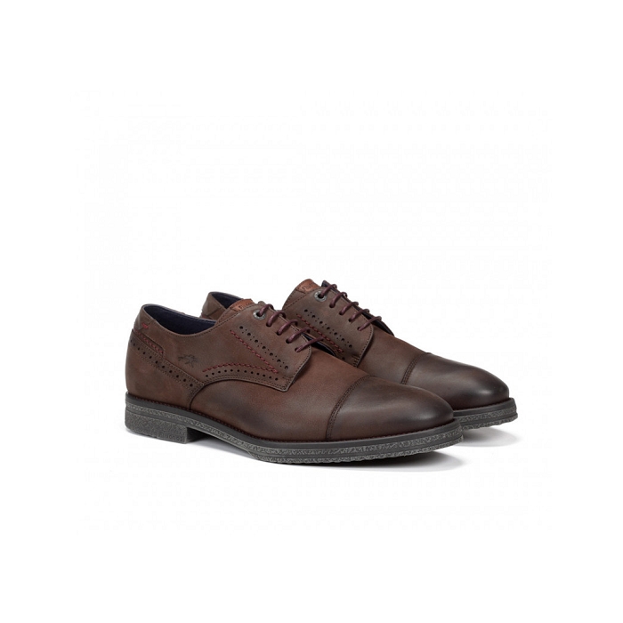 Fluchos mocassins derbies f0654 marron9344101_2