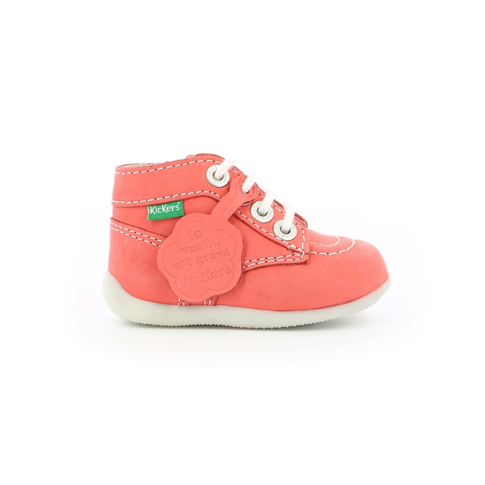 Kickers premiers pas bonzip rose9408005_2