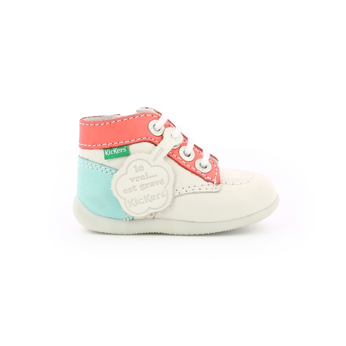 Kickers premiers pas bonzip 2 blanc9414616_3