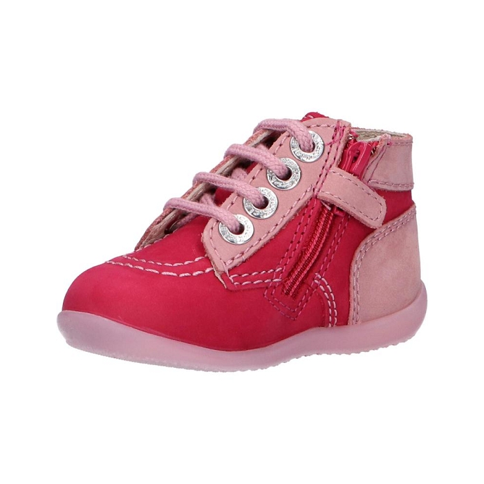 Kickers premiers pas bonzip 2 rose9414622_2