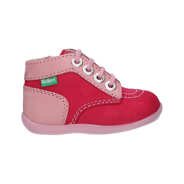 Kickers premiers pas bonzip 2 rose9414622_3