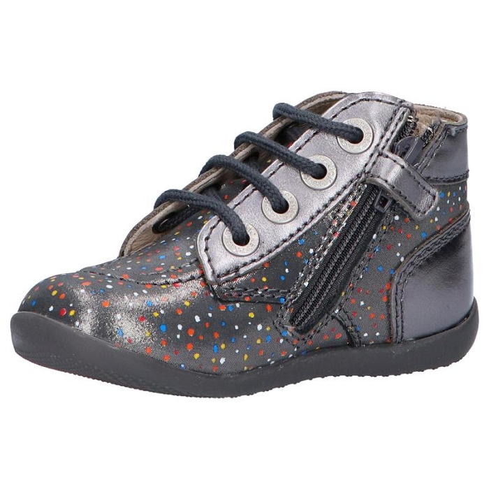 Kickers premiers pas bonzip 2 argent9414631_3