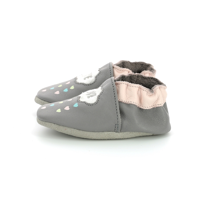 Robeez chaussons fluffy cloud gris9447101_4