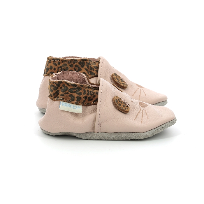 Robeez chaussons leo mouse rose9447301_2
