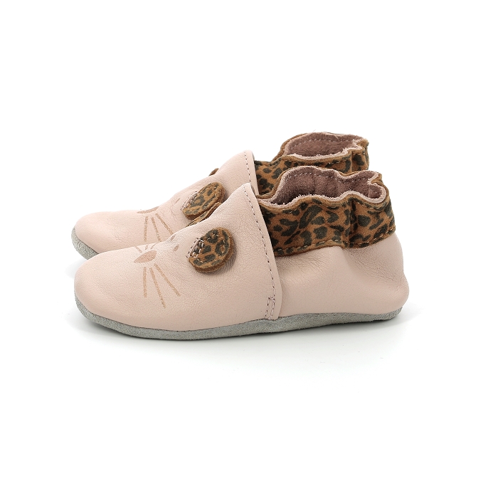 Robeez chaussons leo mouse rose9447301_4