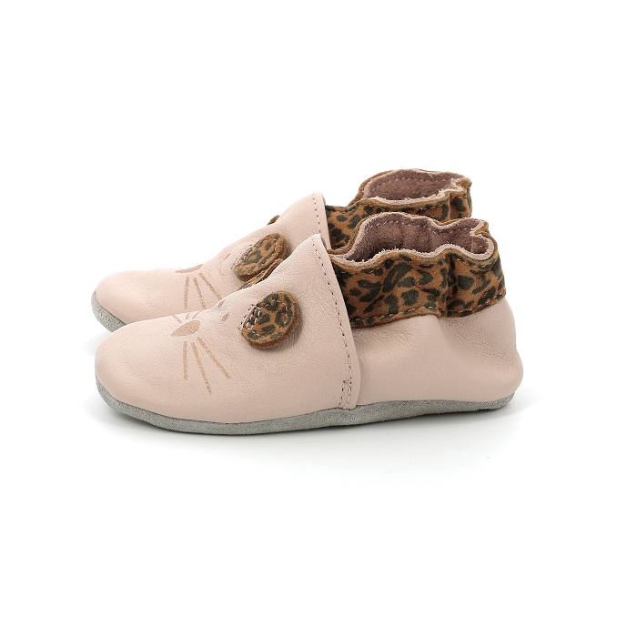 Robeez chaussons leo mouse rose9447301_4