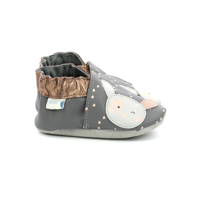 Robeez chaussons greeting rabbit gris9448401_2