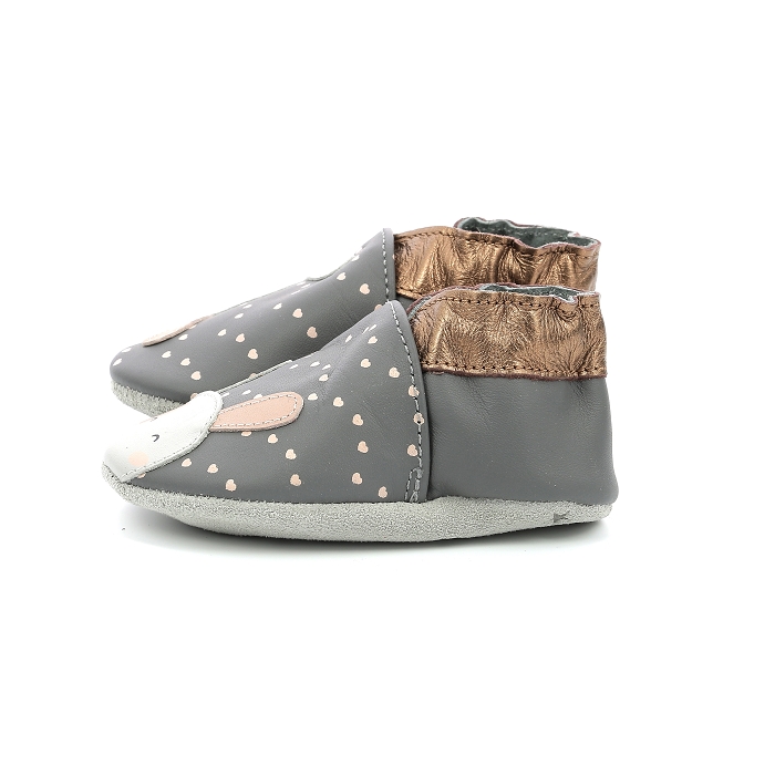Robeez chaussons greeting rabbit gris9448401_4