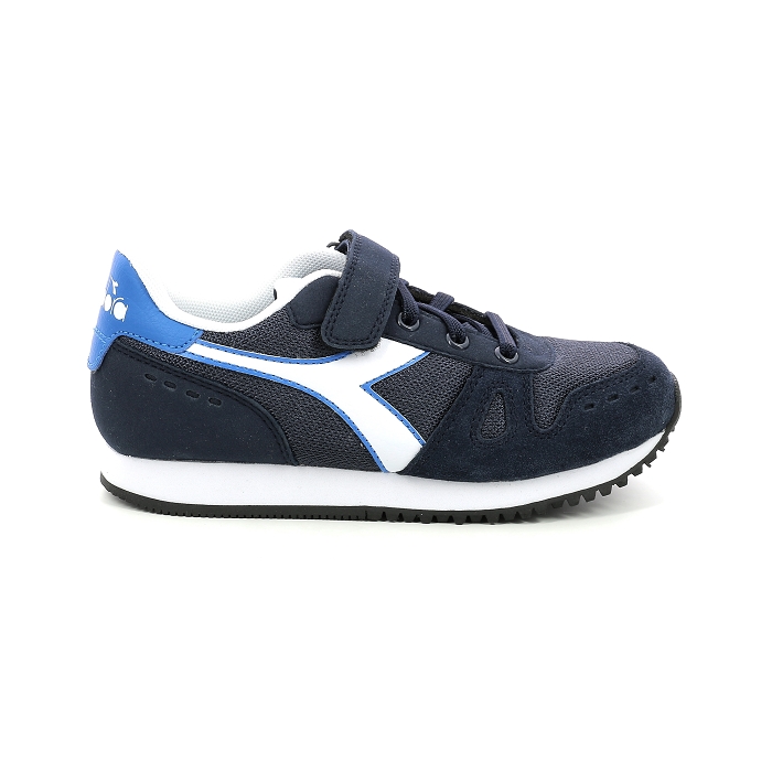 Diadora baskets et sneakers simple run bleu9450701_2