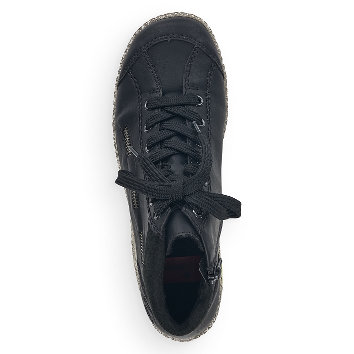 Rieker chaussures a lacets l7543 00 noir9478701_4