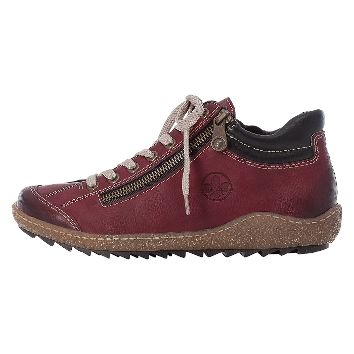 Rieker chaussures a lacets l7516 37 rouge9478901_5