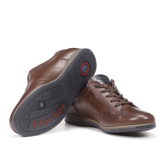 Fluchos chaussures a lacets f1280 marron9479401_4